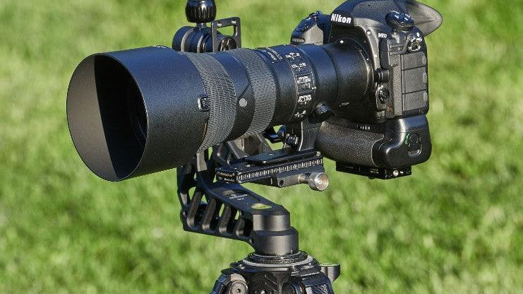 ProMediaGear lens plate in use