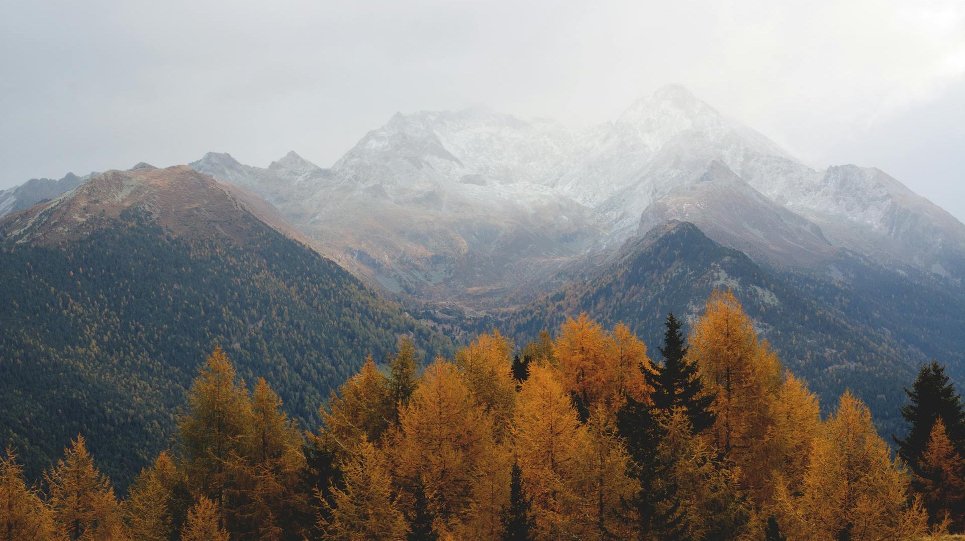 Aerial Photography of a Mountain by Eberhard Grossgasteiger