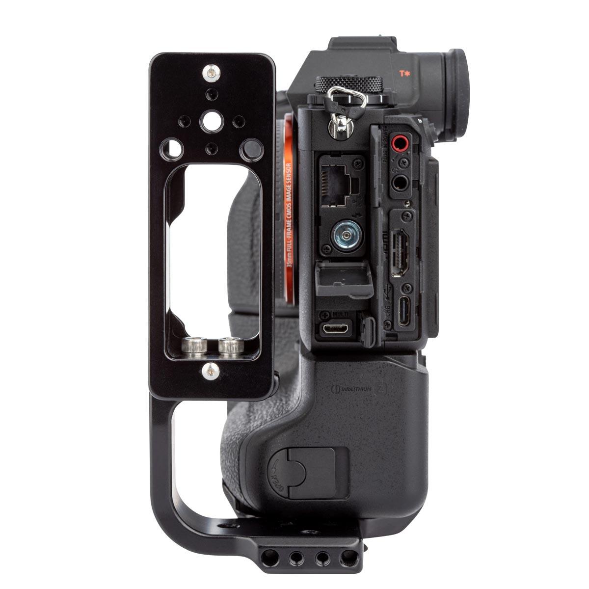 Free access to side ports on the Camera.