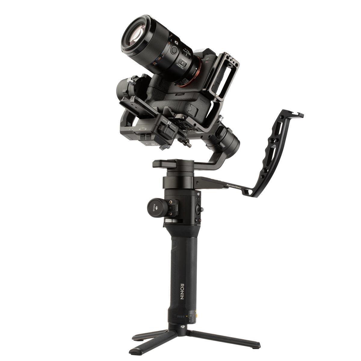 Mounted on DJI Ronin S with Sony A7R Mark IV camera L-Bracket