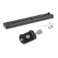 PX8 8-inch Arca-Type Double Dovetail Plate with QR Strap Port