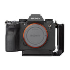 Front view Sony A1 on PLSA1 L-bracket