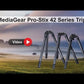 TR424 Carbon Fiber Tripod | 4 Sections 58" height