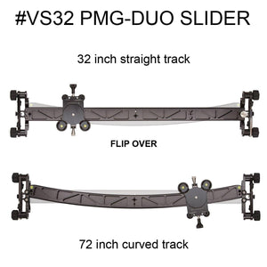 PMG-DUO Dual-Track Straight and Curved Video Slider